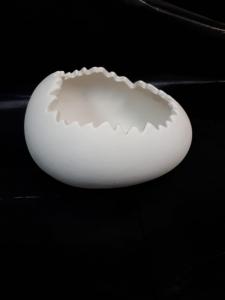 SD211S0343A/Подсвечник яйцо/керамика, D 10см