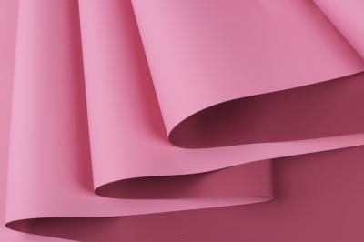 71534/Пленка матовая на втулке Пастель двухцветная, туманно-розовая/марсала, 50см*10м