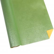 NWPW-20/ Бумага рельефная перламутровая двухсторонняя 50см/5м, оливковый/жёлтый
