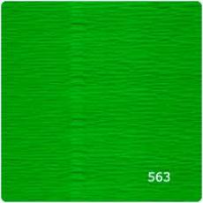 563 Бумага гофрированная зеленый/ИТАЛИЯ/50см х 2,5м, 180 гр
