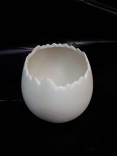 SD211S0345A/Подсвечник яйцо/керамика, D 7см